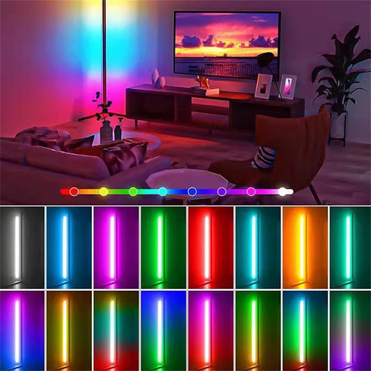 Lampe d’ambiance LED RGB connectée – télécommande & application, musique synchronisée, design moderne