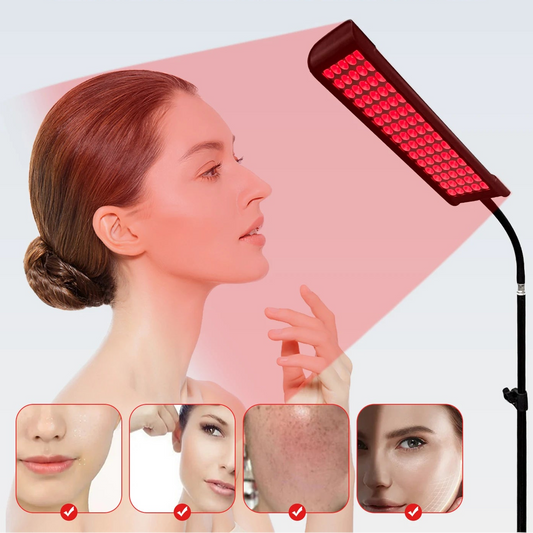 Lampe de luminothérapie rouge & infrarouge – anti-âge, récupération musculaire, soulagement des douleurs