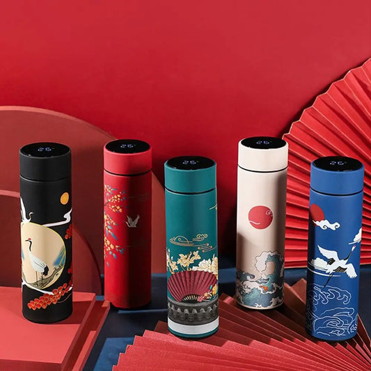 Thermos intelligent 500 ml avec affichage de température – acier inoxydable, étanche et isotherme