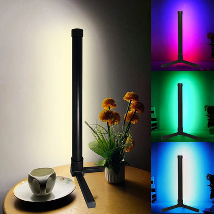 Lampe d’ambiance LED RGB connectée – télécommande & application, musique synchronisée, design moderne