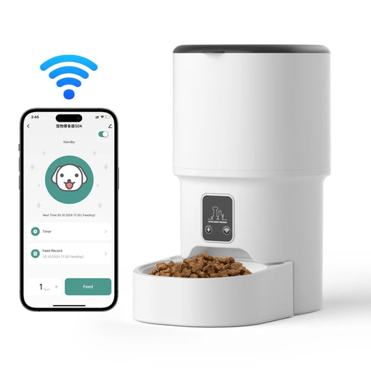 Distributeur automatique intelligent WiFi pour chat et chien – alimentation programmable à distance